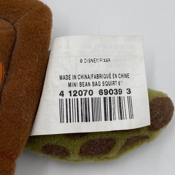 Disney Store Finding Nemo SQUIRT Sea Turtle Plush 6" Mini Bean Bag Stuffed Toy - Picture 5 of 6